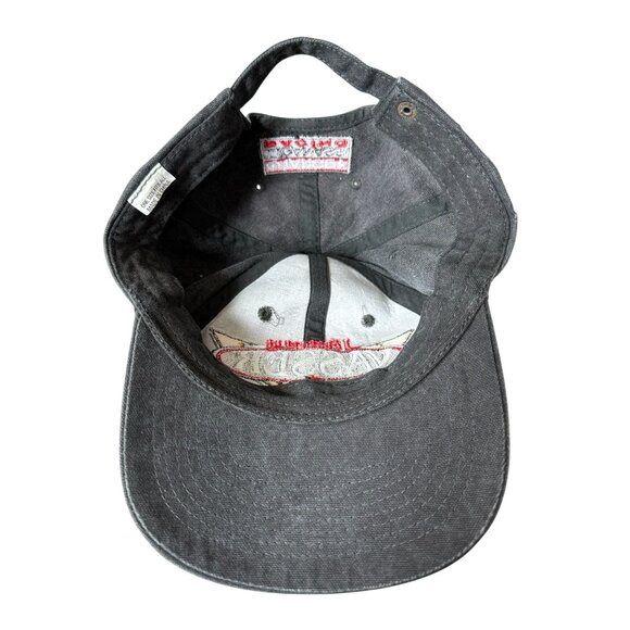 Jimmy Vasser Nascar Racing Vintage 90's Strap Back Hat Cap in Washed Black OSFA - Picture 7 of 9